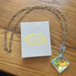Kirk’s Folly Rainbow Crystal Dreamer Iridescent Long Necklace